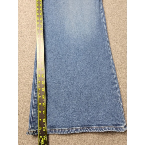 Good American Women's Size 15 Blue High Rise Wide Leg Jeans Classic Denim - Picture 6 of 9